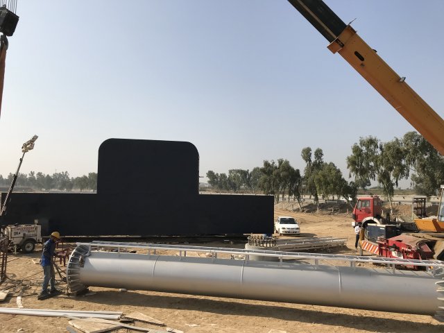 Highest Dual Billboard on Unipole Installed at Eighteen Islamabad